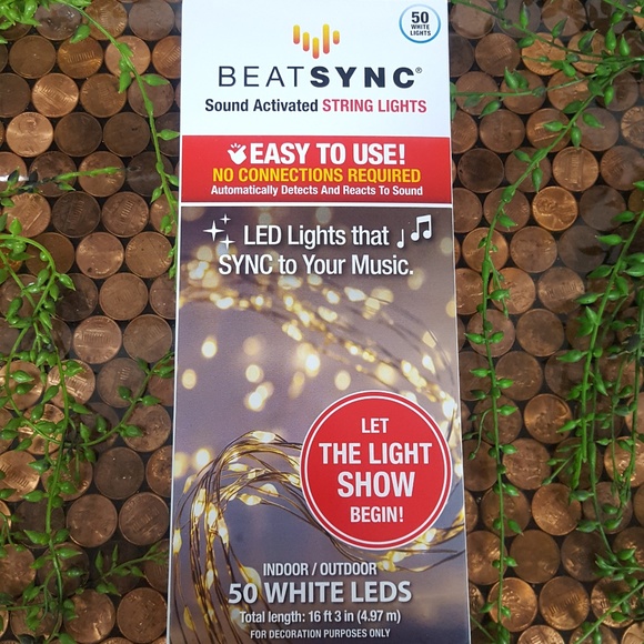 BeatSync Sound Activated String Lights - Picture 1 of 1